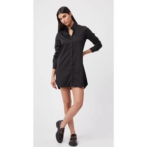 THE SHIRT ROCHELLE BEHRENS The WFH Button Down Dress No Gape Tuckernuck S $163